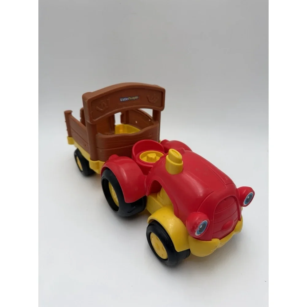 2011‎ Fisher-Price Little People Tow 'n Pull Tractor and Wagon with Sounds/Songs